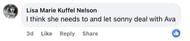 Comment about General Hospital (Image via Facebook)